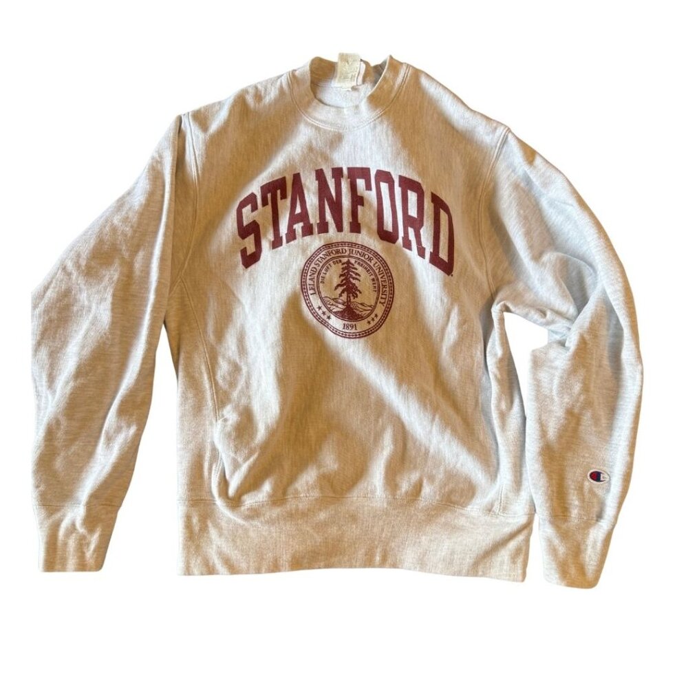 STANFORD SWEATSHIRT M, Medium, Champion Crew Neck